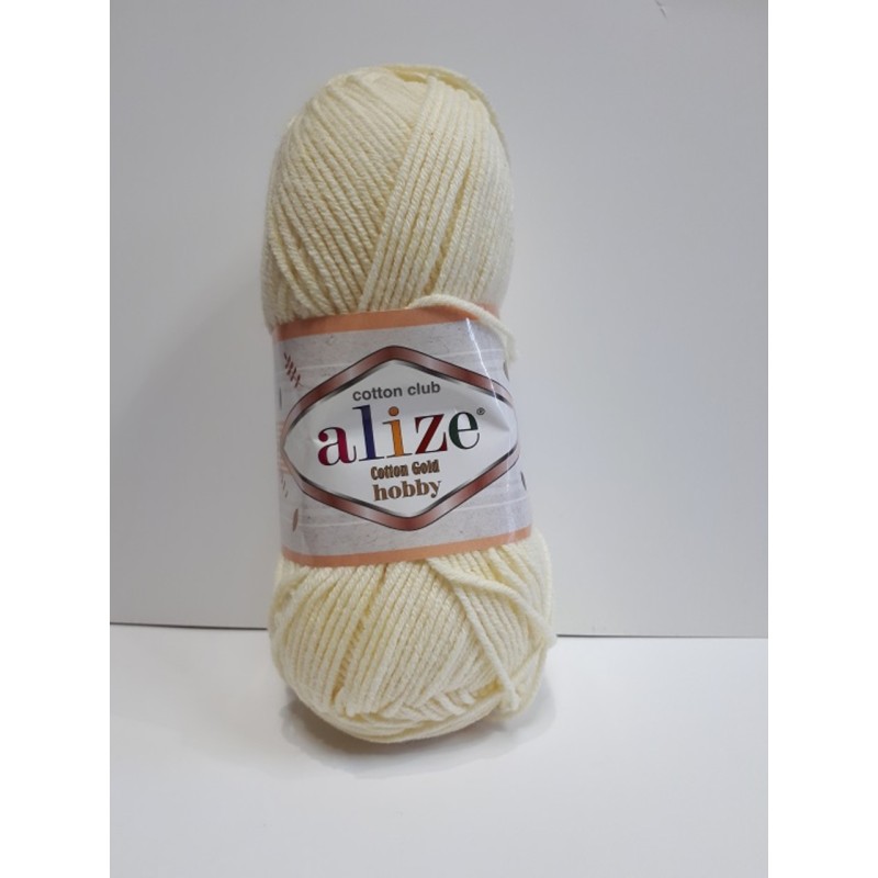 Alize Cotton Gold hobby törtfehér