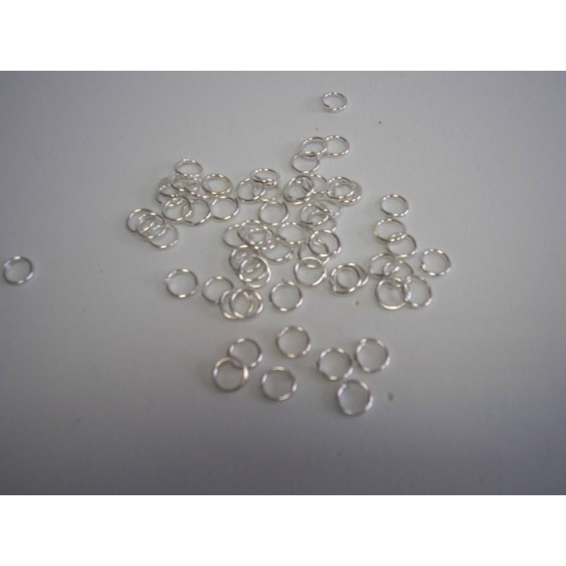 Szerelőkarika 7mm szimpla ezüst