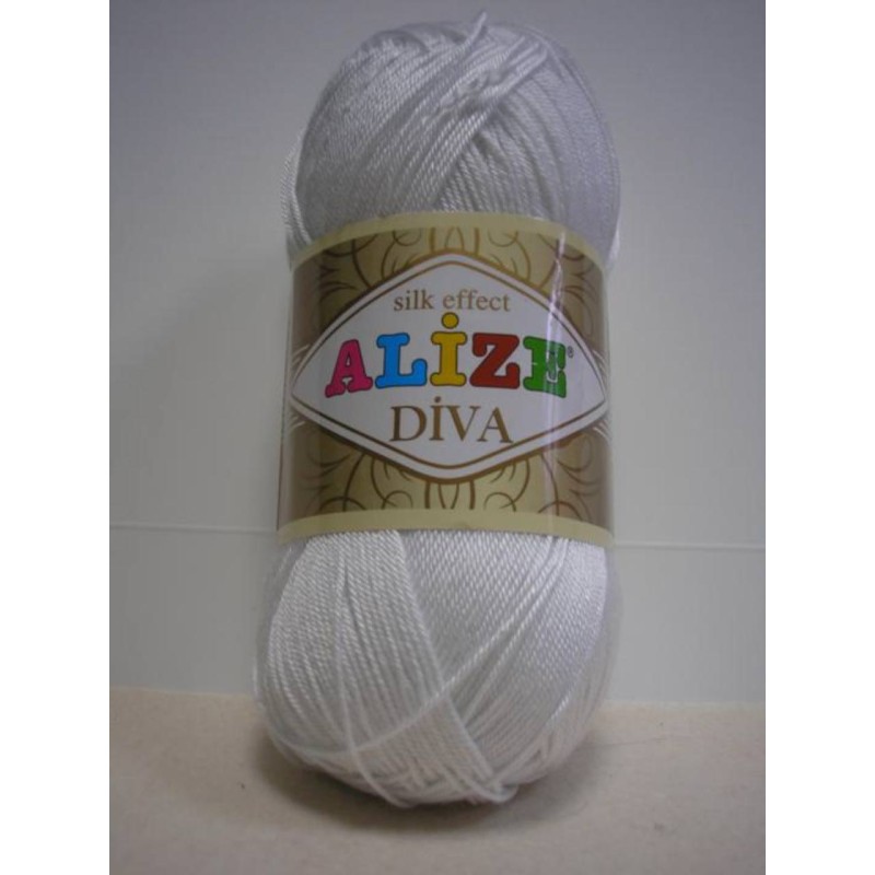 Fonal alize DIVA fehér 55