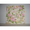 Szalvéta virágos futó rózsamintás