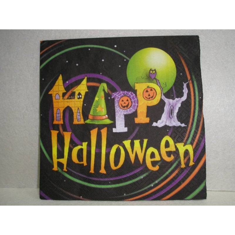 Halloween feliratos szalvéta