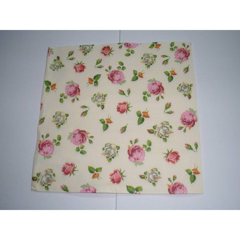 Szalvéta apró rózsás
