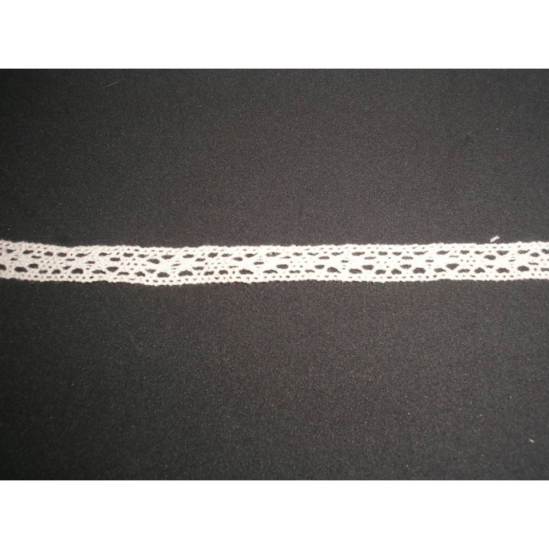 Csipke pamut fehér 11mm