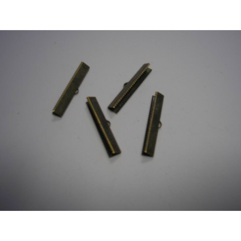 Szalag végzáró ezüst 3,5cm