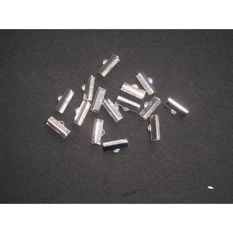 Szalag végzáró ezüst 1,6cm