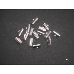 Szalag végzáró ezüst 0,8 cm