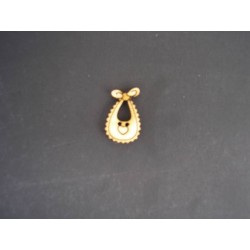 Fa gomb partedli 2cm