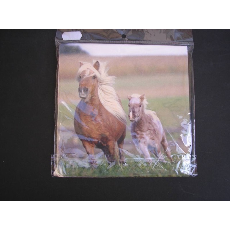Szalvéta állatos pony