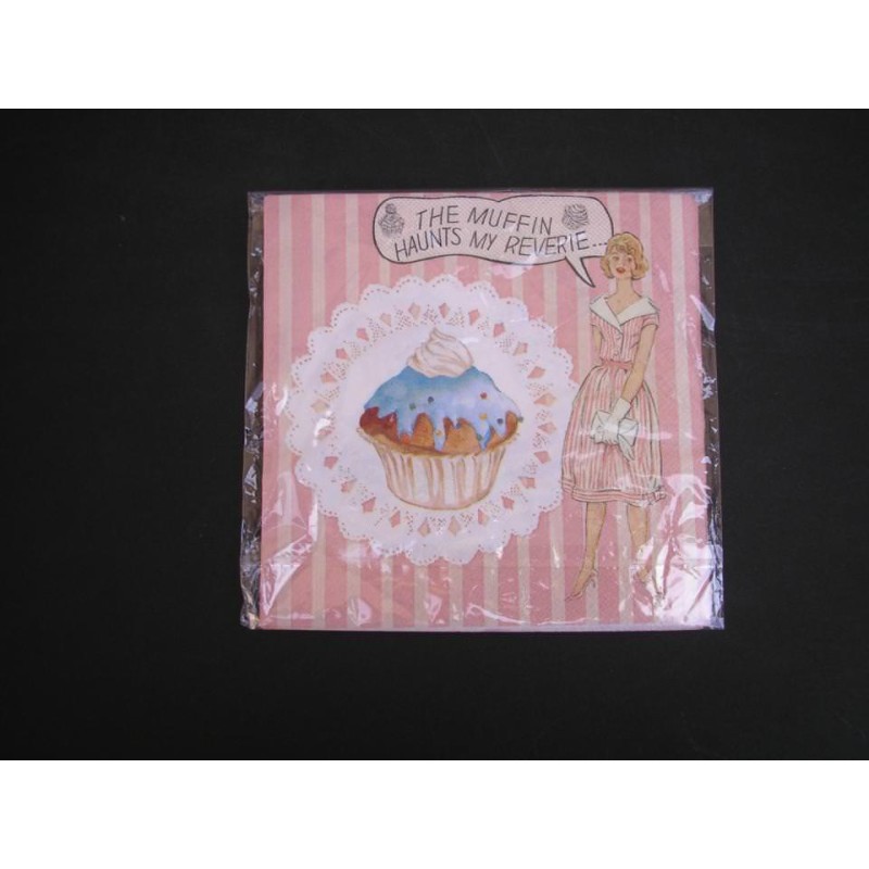 Szalvéta figurás muffin